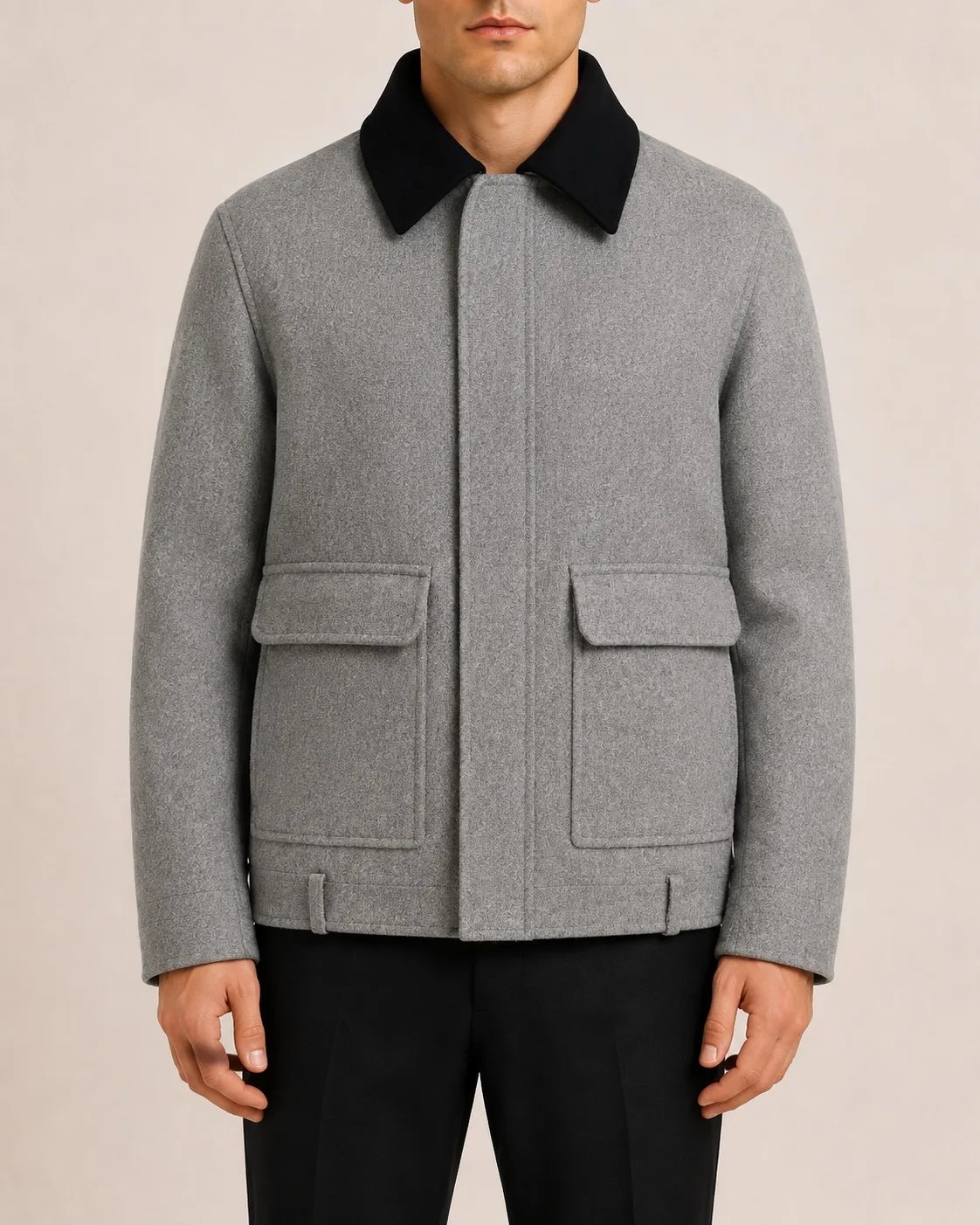 Пальто мужское РС- F-13 (серый 50)