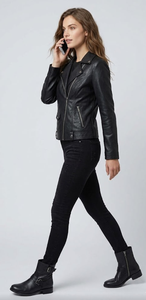 Куртка иск кожа Артикул 3У-78-2218 (черный 2XL)